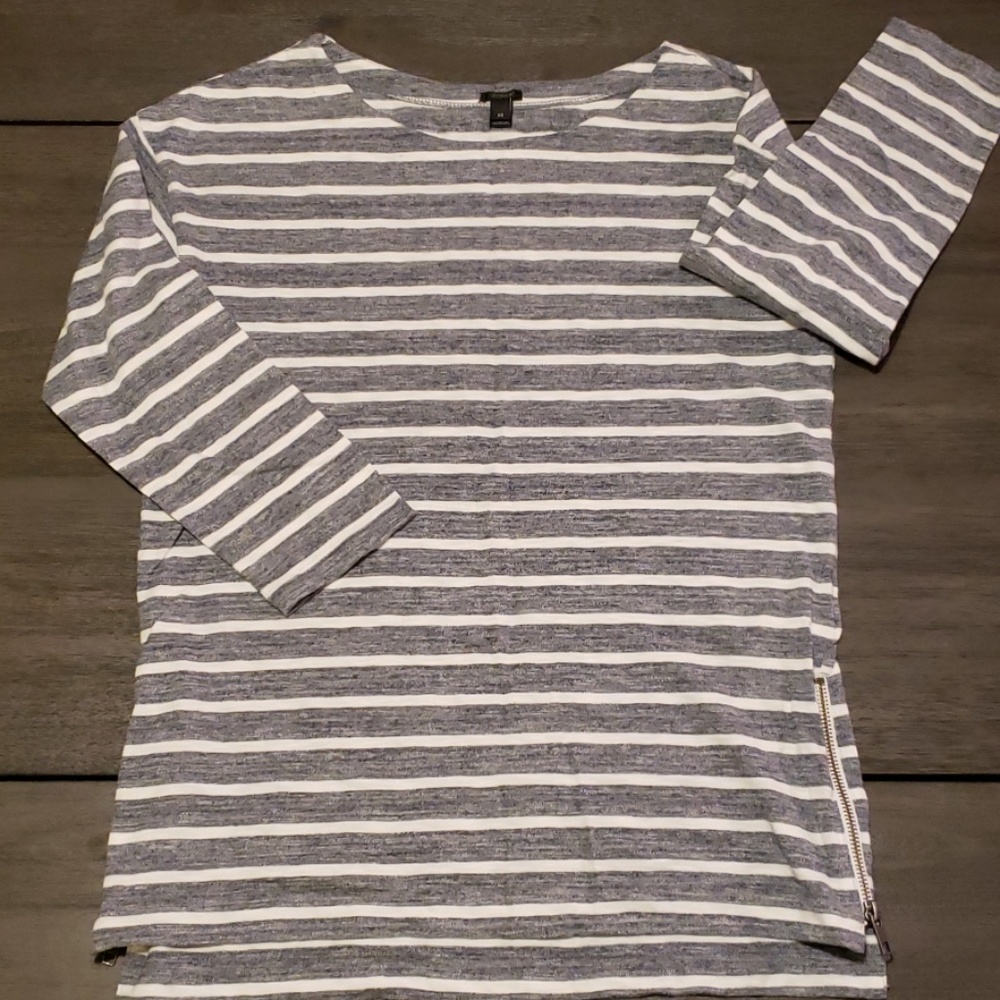 J Crew 3/4 boatneck shirt